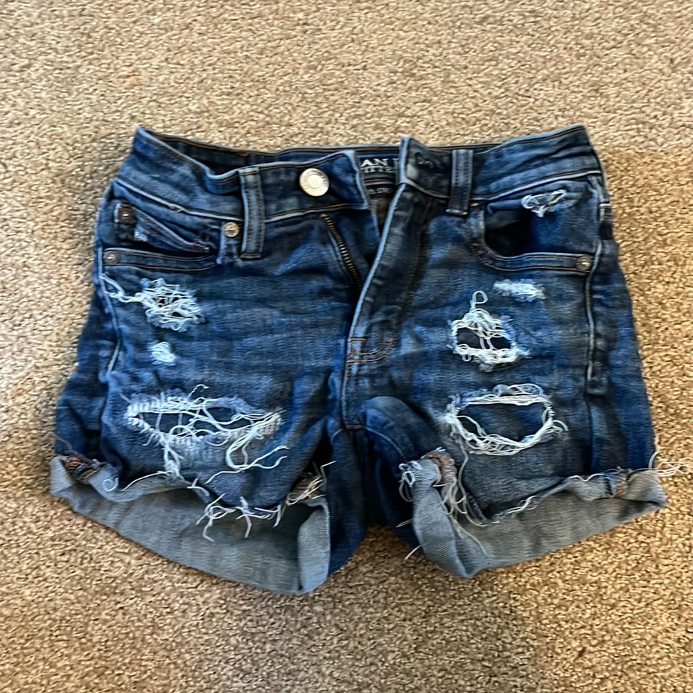 Denim shorts